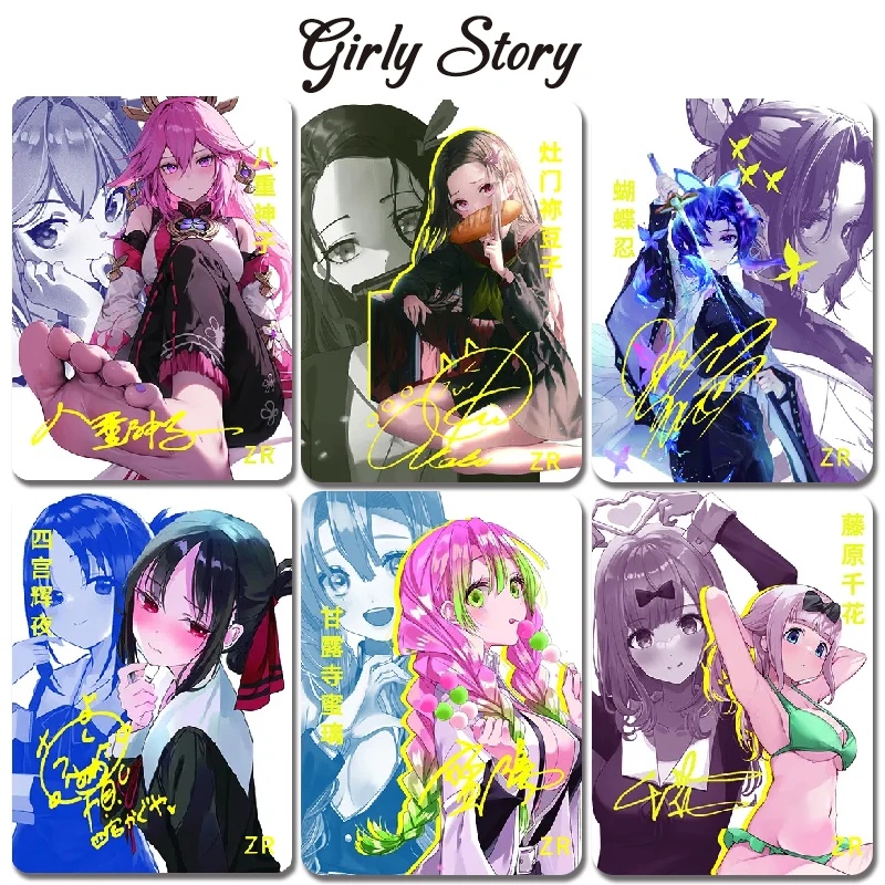 

Goddess Story Zr-Series Anime Characters Nakano Ritsuki Kitagawa Marin Nico-Robin Nami Power Collection Card Cartoon Toys