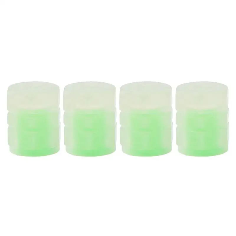 

4PCS Illuminated Car Wheel Tire AIR Valve Dustproof S Tyre Rim Stem Covers Airdust For Automobiles Motorcycles Trucks