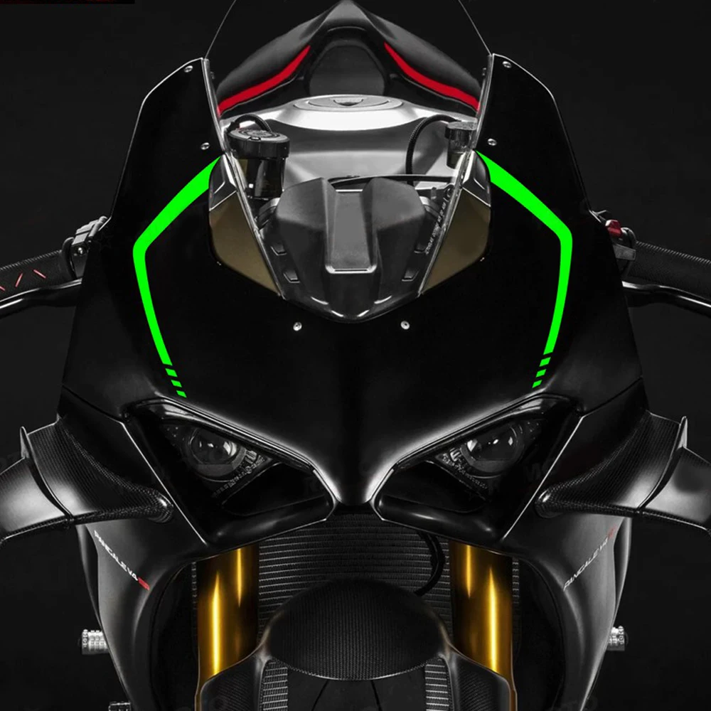 Motorcycle Front Pull Decals Panigale V4 V4S V4S/R Reflective Sticker for DUCATI Panigale V4 V4S V4S/R