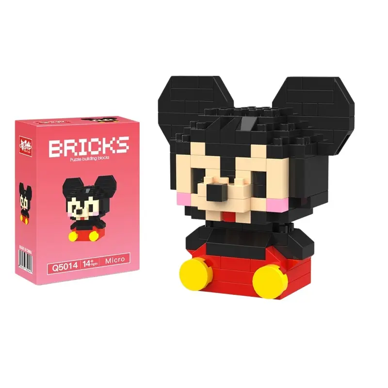Disney 214 style Winnie LinaBell StellaLou Building Blocks Princess Cartoon Figrues Bricks Children's Assembly Toys Model Gift - Image 45