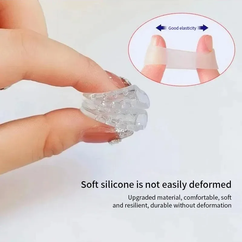 Toe Covers Silicone Toe Caps Anti-Friction Breathable Protector Prevents Blisters 10Pcs