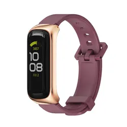 Nylon Loop Sport Band Replacement Strap for Galaxy Fit 2 (Silicone Wine Red)