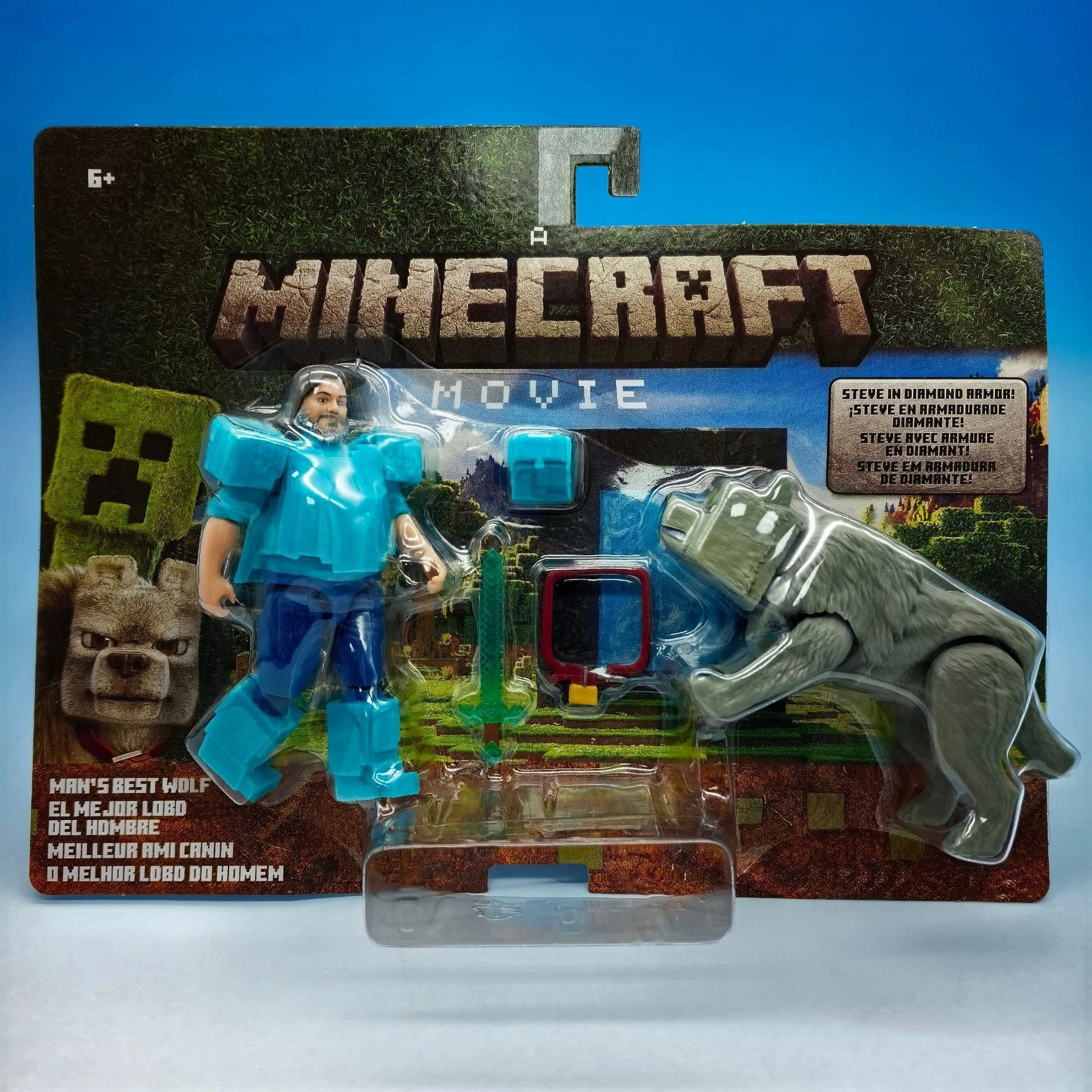 New Product In Stock Mc Movies 2025 Happy Meal Toys Steve Dennis Creeper Piglin Anime Figure Mc Ornaments Collection Toys Gift - 2