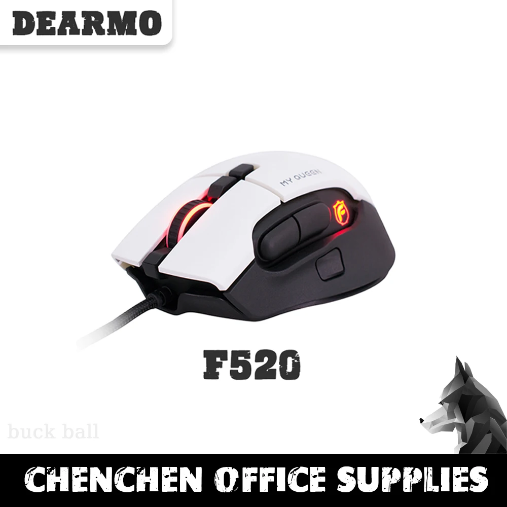 

Мини-геймерская мышь Dearmo F520, Проводная игровая мышь USB 1000-16000DPI для ноутбука/ПК/Mac, подарки