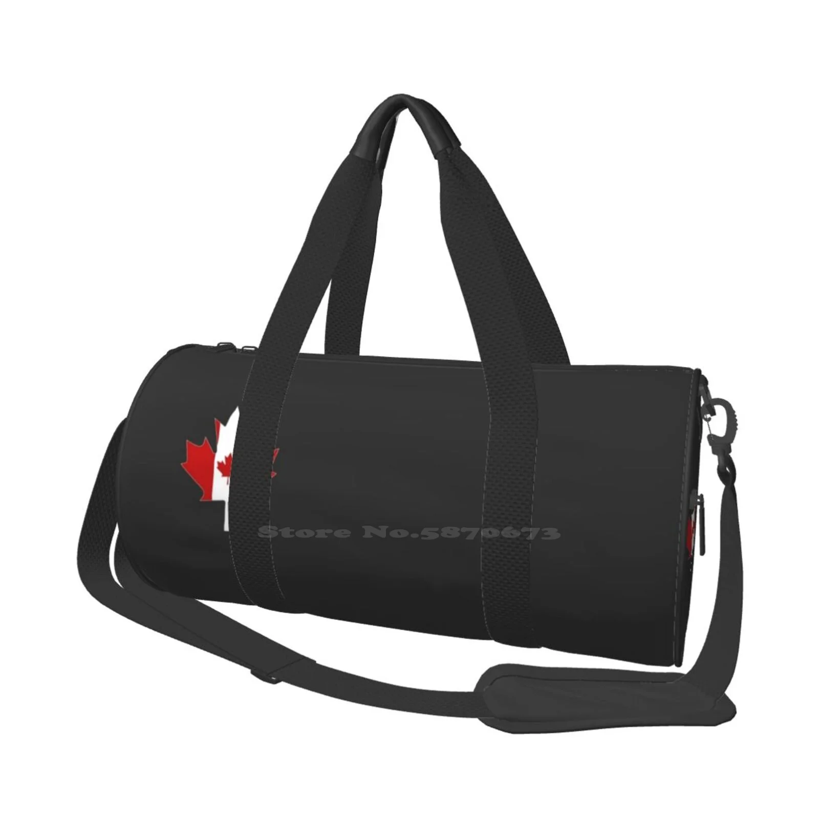 

Face Mask Canada Flag / Gray Large-Capacity Shoulder Bag For Shopping Storage Outdoor Canada Flag Canada Maple Leaf Canada Flag