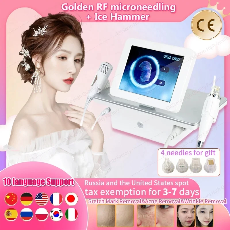 

2024 Fractional RF Frequency Micro Beauty Machine For Stretch Mark Scar Acne Remove Face Lifting Body Treatment