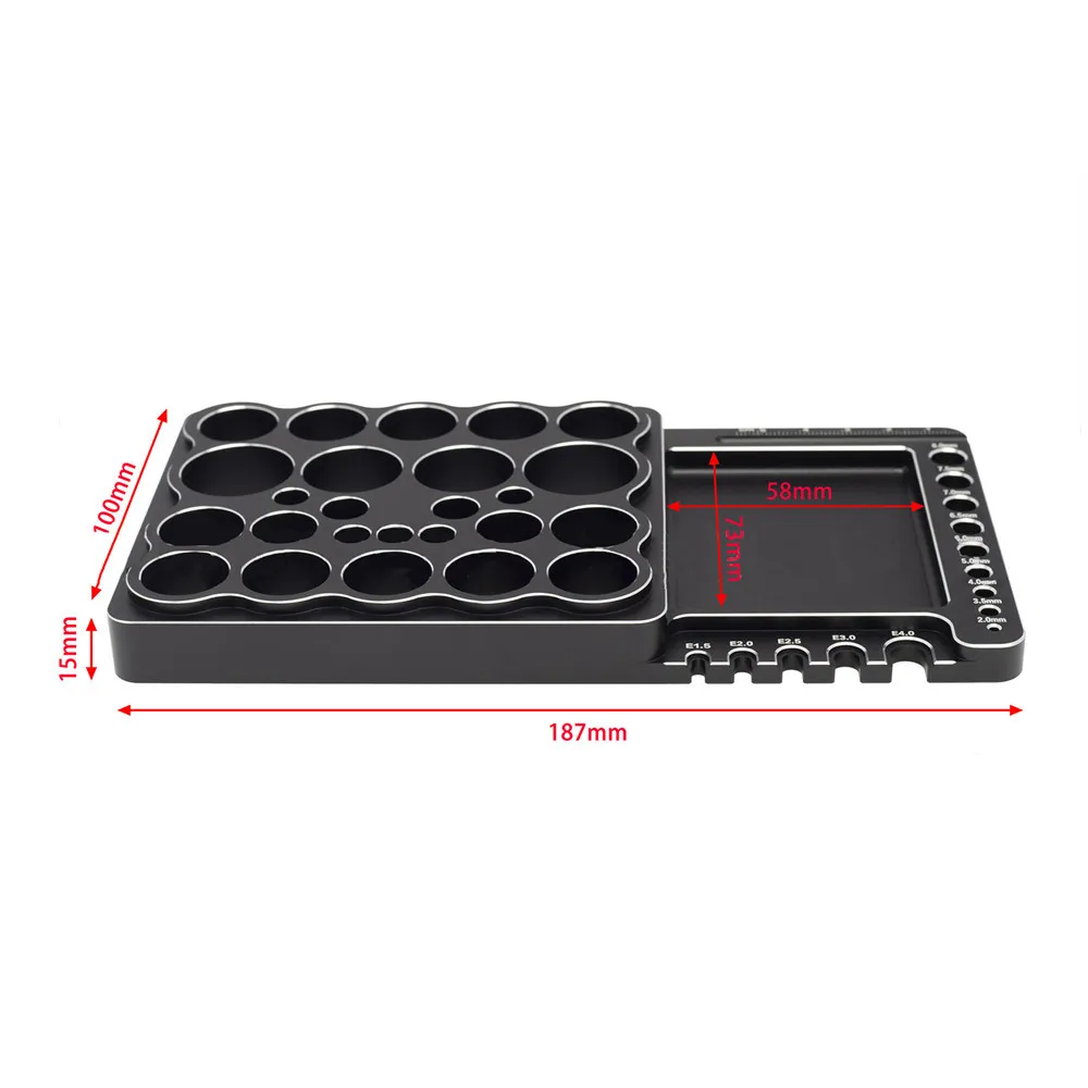 

Multifunctional Integrated Design Model Tool, Include Screwdriver Base, Screw Plate, Screw Length Measurement E-type Buckle Tool
