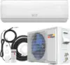 18000BTU Mini Split Air Conditioner& Heater,19 SEER2 208-230V Wall-Mounted Ductless AC Unit Cools Rooms up to 1250 Sq. Ft 1