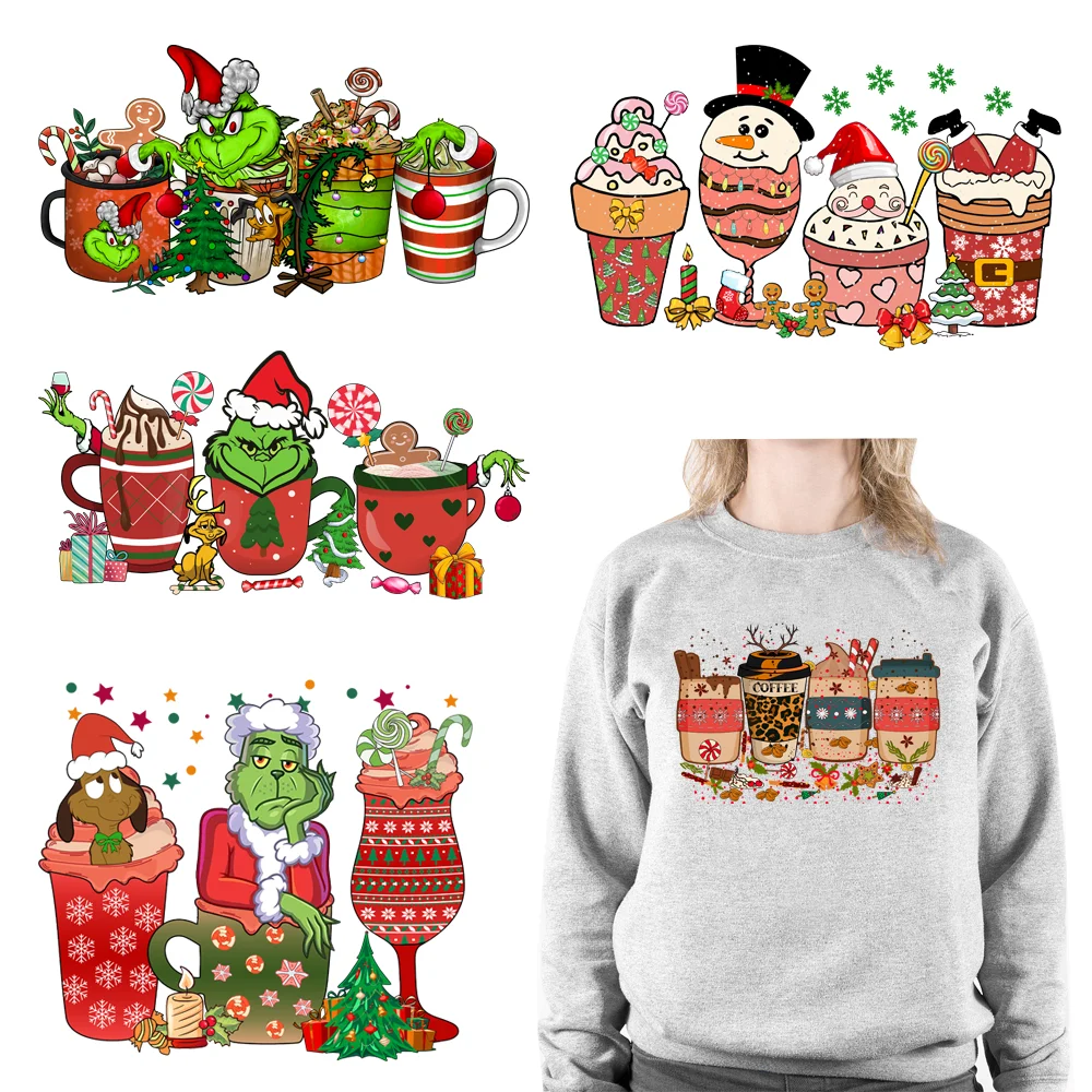 Christmas Iron Transfers Shirts Christmas Iron Shirt Decals Fashion