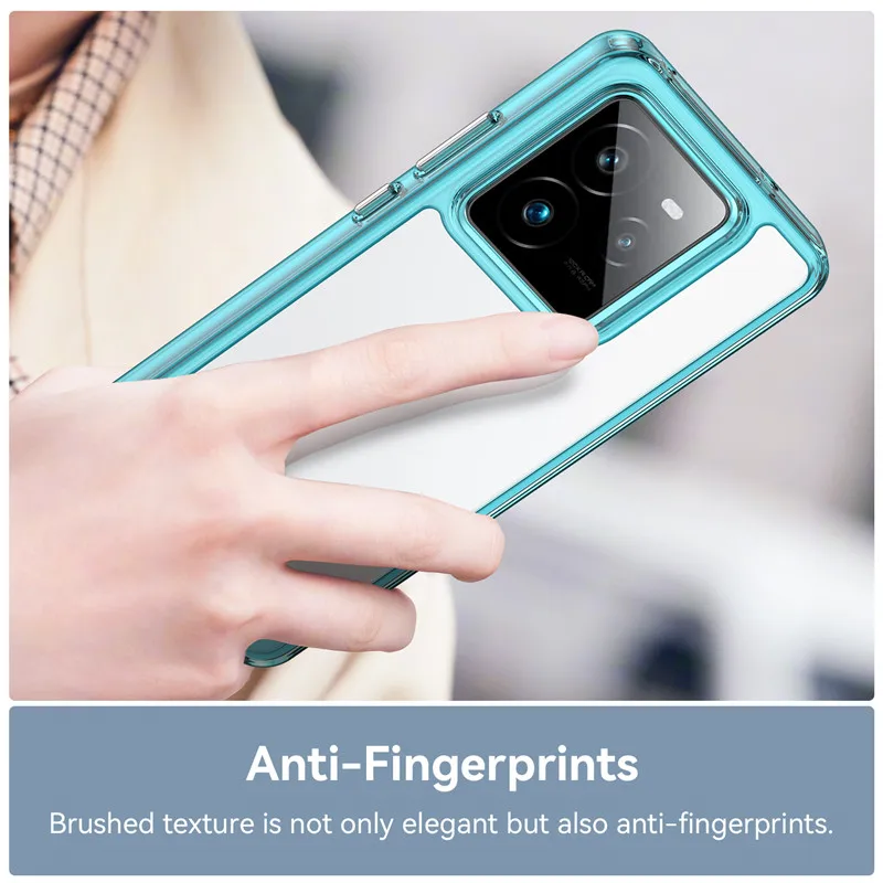 Enhanced Protective Case Cover - TPU Border & Acrylic Backplane Bumper