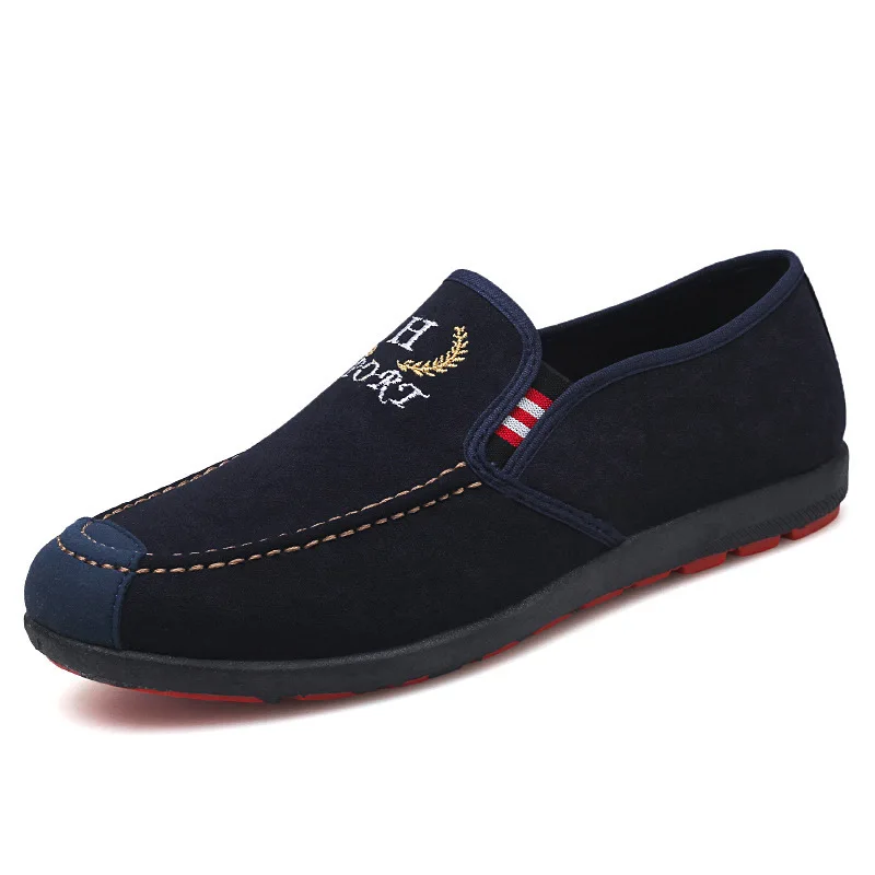 

Autumn Men's Leather Casual Shoes Men's Shoes Breathable Anti-slip Rubber Shallow Flat Shoes for Men Driving Shoes Zapatillas