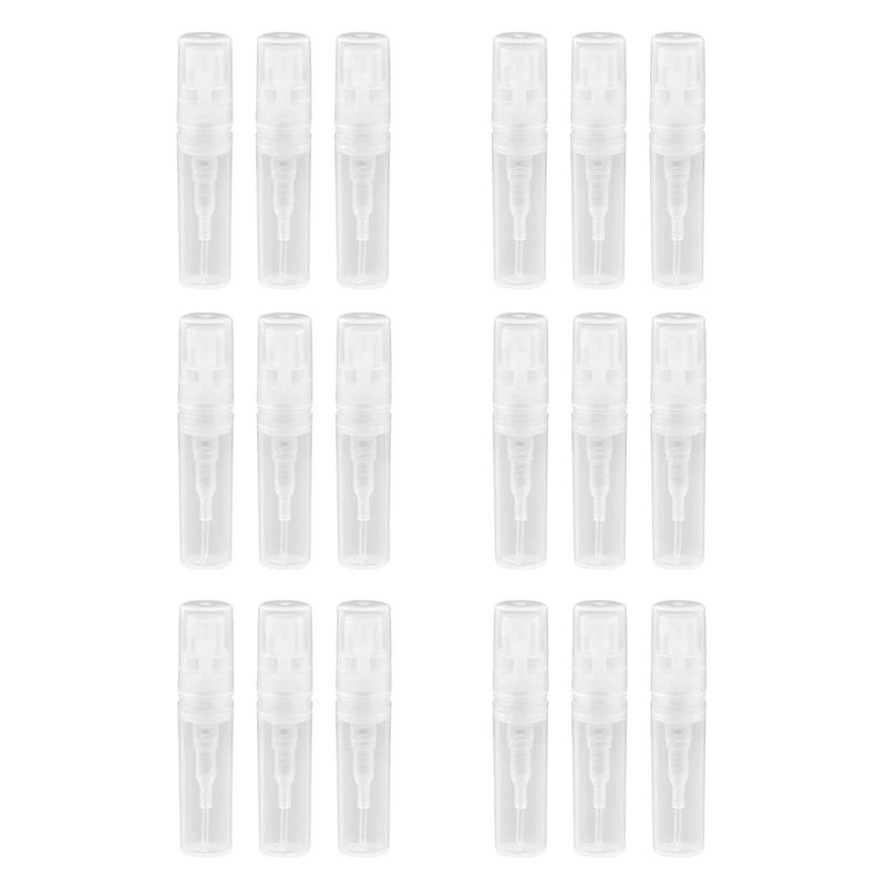 

1200Pcs 2ML Transparent Plastic Spray Bottle Small Cosmetic Packing Atomizer Perfume Bottles