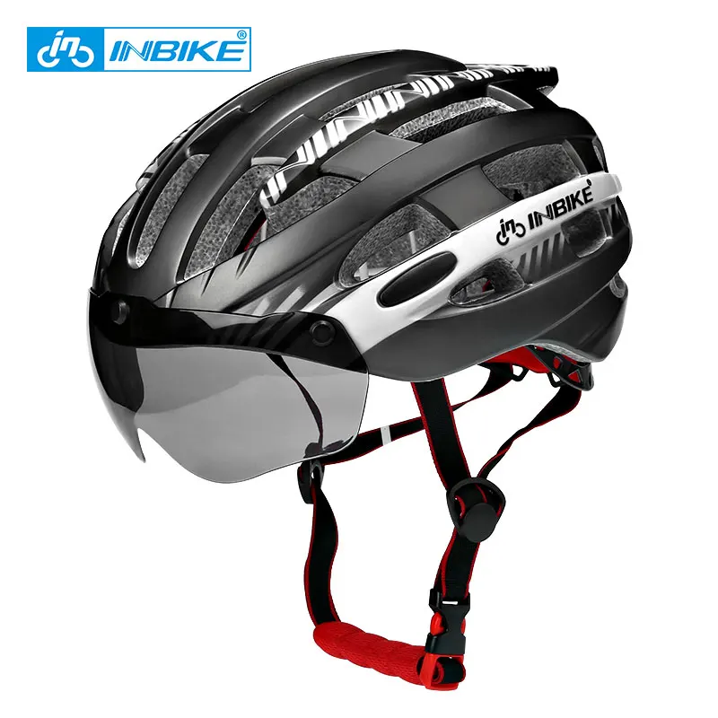 INBIKE Fahrradhelm ultraleicht mit Brille MTB Helm UNISEX Spezial MX-3
