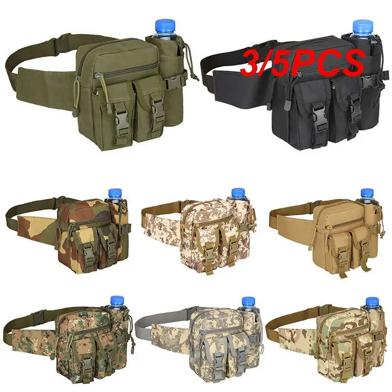 

3/5PCS Practical Tactical Pouch Compact Heavy-duty Camping Gear Pouch Outdoor Essentials Highly Sought-after Military Waist Pack