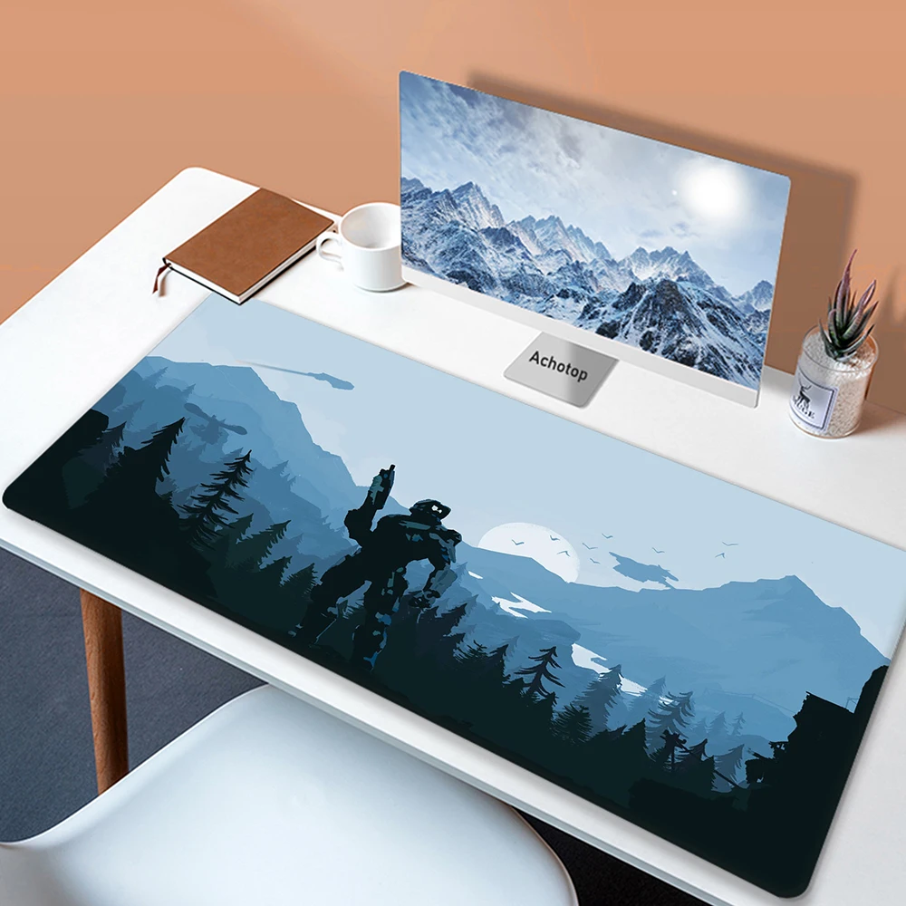 

Deep Forest Firewatch Mousepad Large Mouse Mat Computer Mouse Pad Table Mat Cute Cat Paw XXL Desk Mat 80x30cm Rubber Mousepads