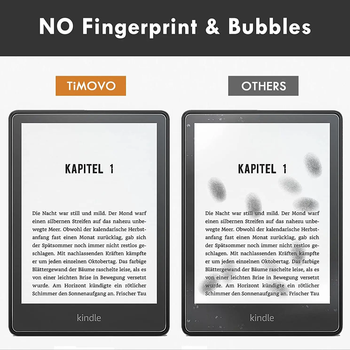 2PCS For Kindle Paperwhite 11th Generation 2021 PET Screen Protector Guard Protective Clear Film For 6.8 inch Kindle Paperwhite 4