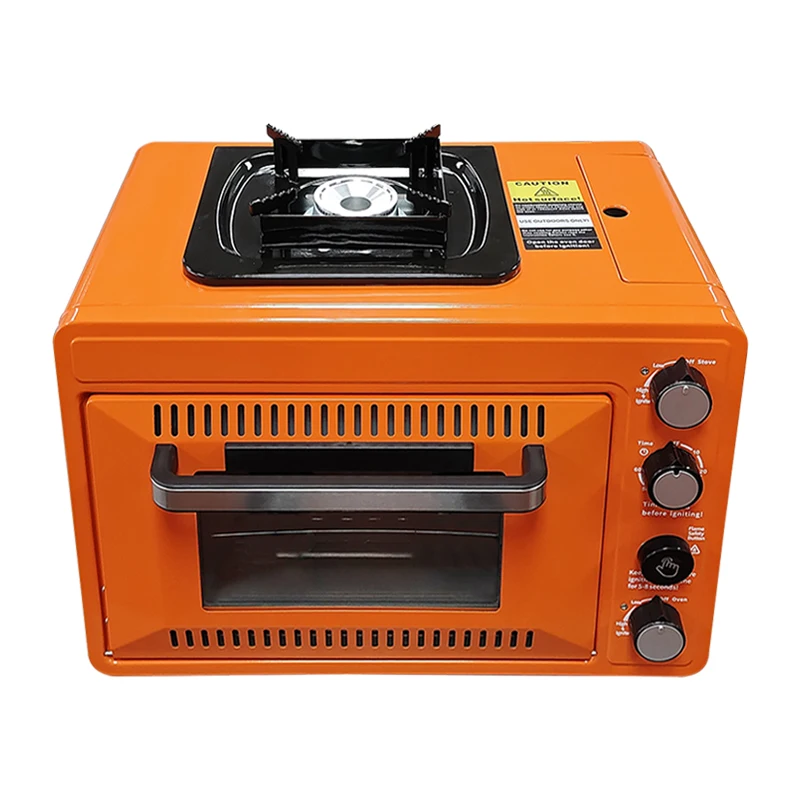 Professional Outdoor Travel and Camping Kitchen Gas Toaster Oven with Big Capacity