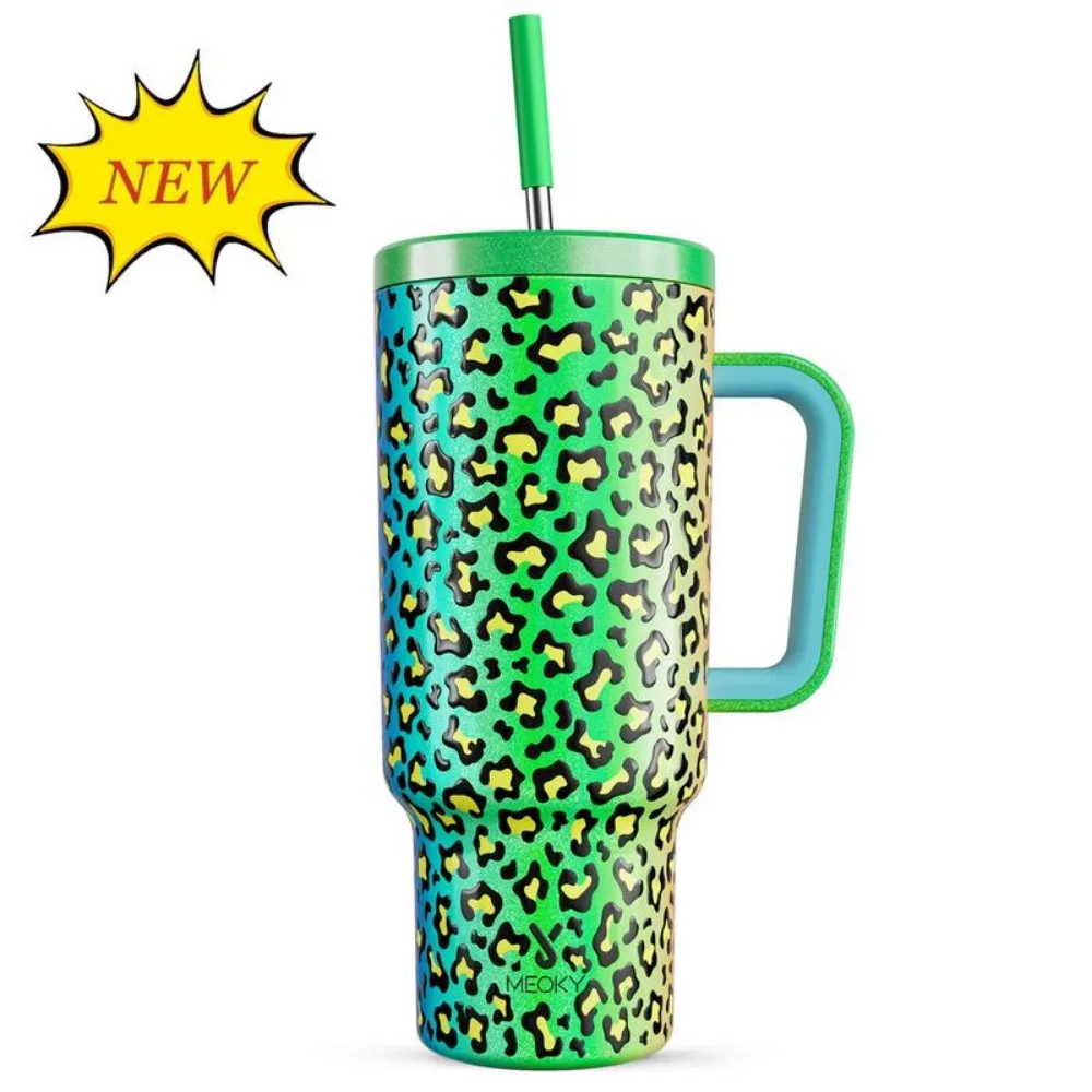 

Автомобильная чашка большой емкости из нержавеющей стали с трубочкой из нержавеющей стали и герметичной крышкой. Подходит для путешествий на открытом воздухе.