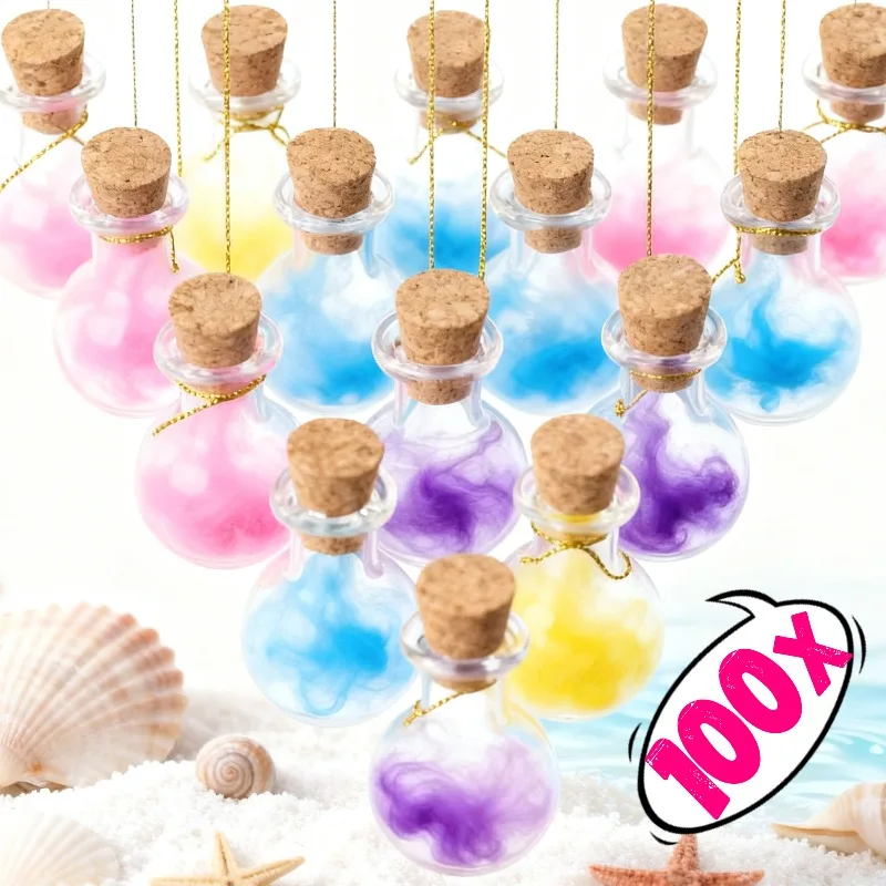 Produktbild von 20 Glas-Reagenzgläser 45 Ml Mit Korken – Vielseitig Für Süßigkeiten, Gewürze, Blumen & DIY-Geschenke (Taufe, Hochzeit)