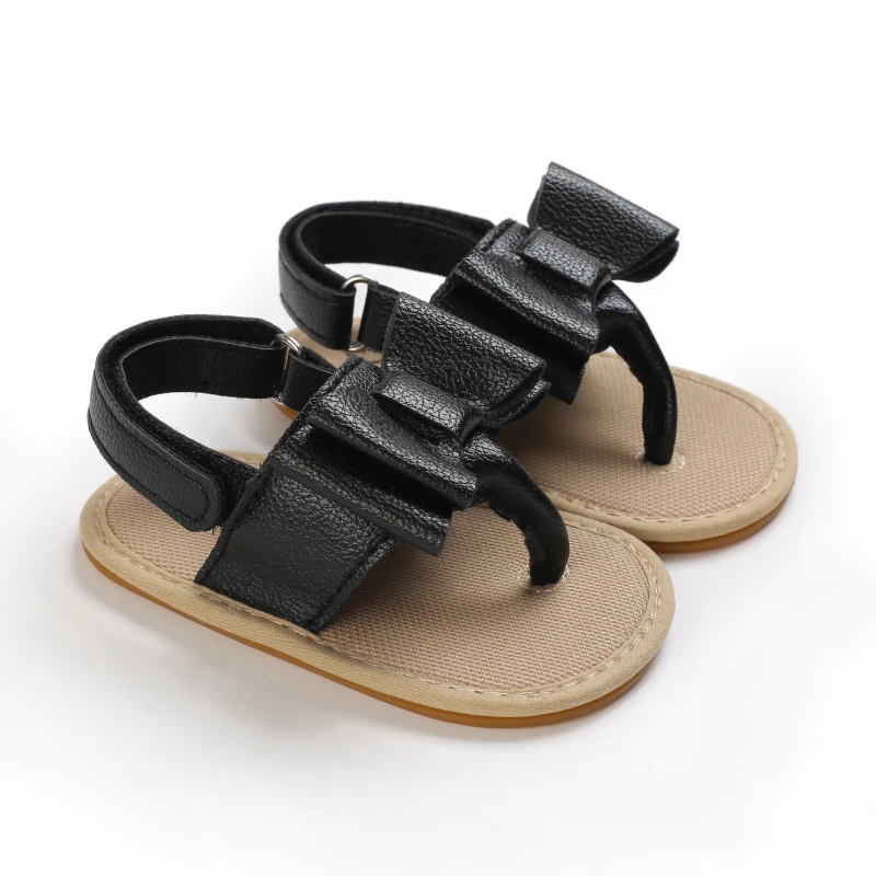 Baby Girl Black Sandals 6