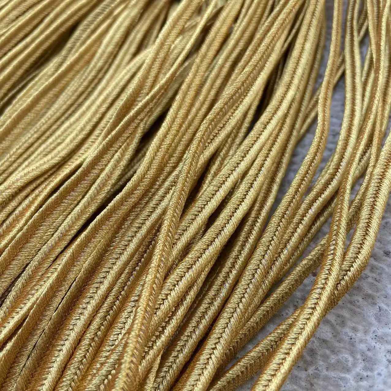 5mm/3mm Gold Silver Clothing Ribbon Snake Belly Strap