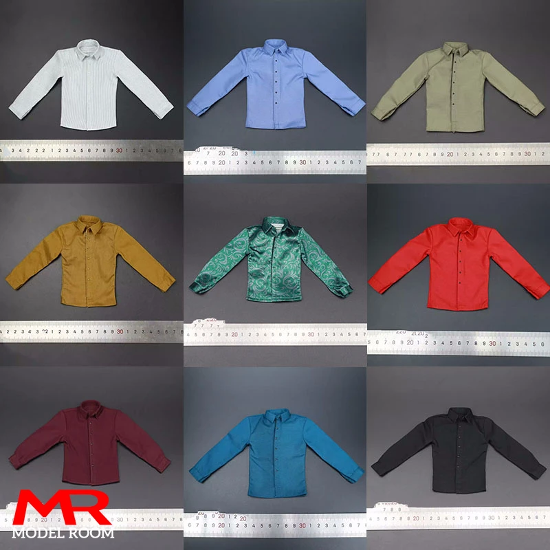 1/6 skala Männlich Einfarbig Langarm-shirt Unterwäsche Kleidung Modell Fit 12'' Soldat Action Figur Körper Puppen