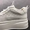 Spring Autumn Light Breathable White Casual Sneakers Fashion Round Toe Thick Bottom Business Driving Walking Loafers V12 6