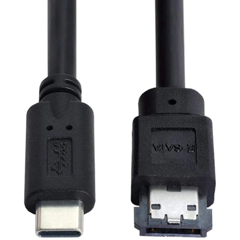 ESATA-USB C 케이블, USB C 타입 수 호스트, ESATA Esatap HDD 케이블, 노트북 PC용