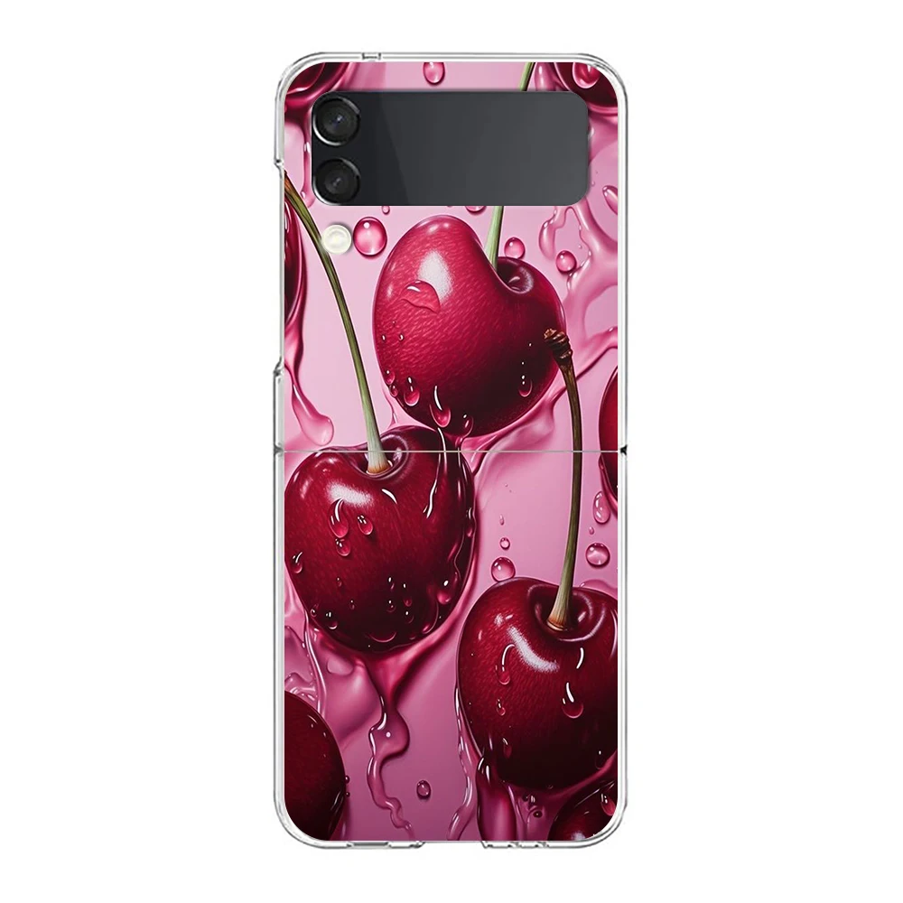 Cherries Cherry Fruit Hard Clear Phone Bumper Case