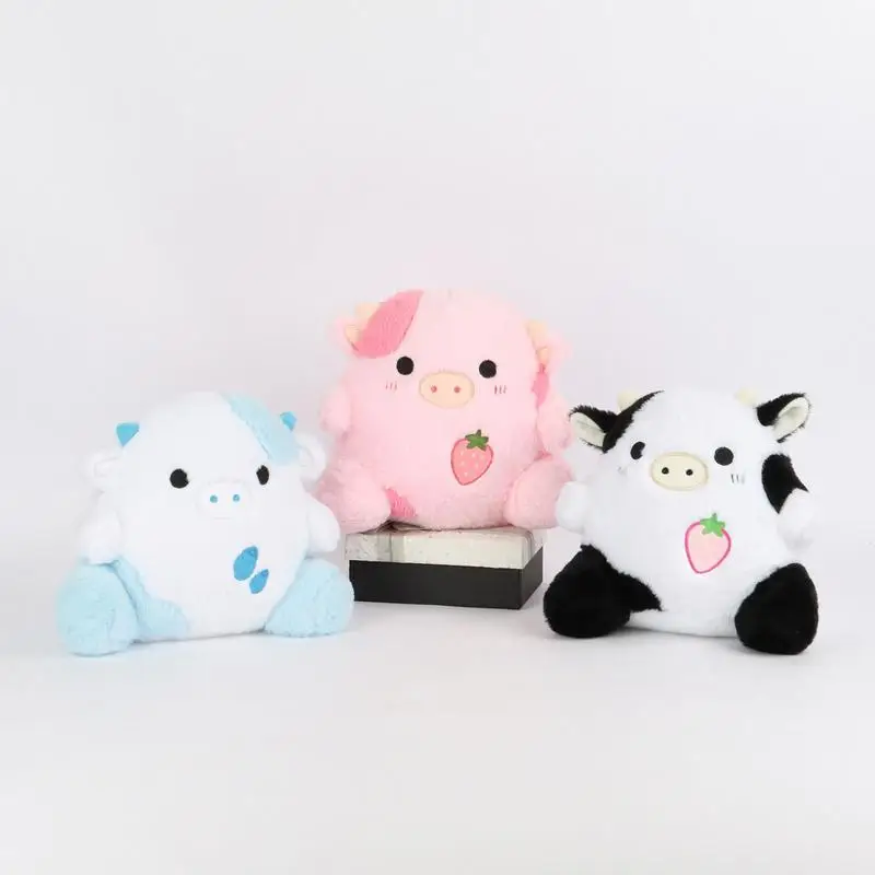

Коровья Кукла Плюшевая 28 см, Huggable Animal, Коровья плюшевая подушка, домашний декоративный орнамент, плюшевая фигурка, игрушки для девочек и мальчиков