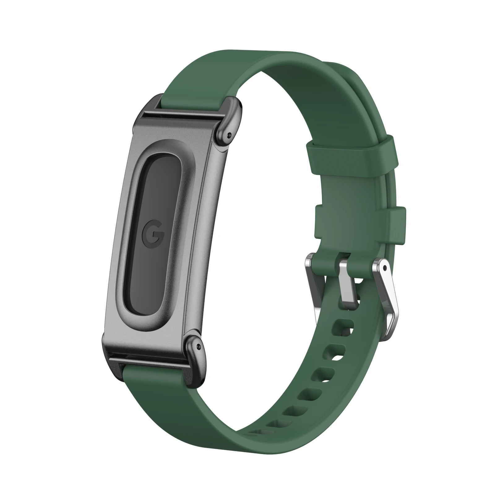 Premium Silicone Sport Strap with Metal Frame - Adjustable and Secure Wristband Accessory