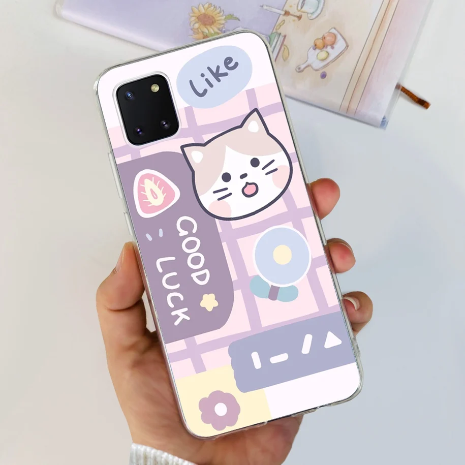 Cute Butterfly Slim Clear Silicone Phone Case Cover