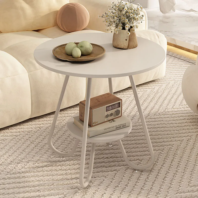 Nordic Round Metal Coffee Table Dining Metal Circle Iron White Tables Tea Minimalist Dining Stoliki Kawowe Modern Furniture