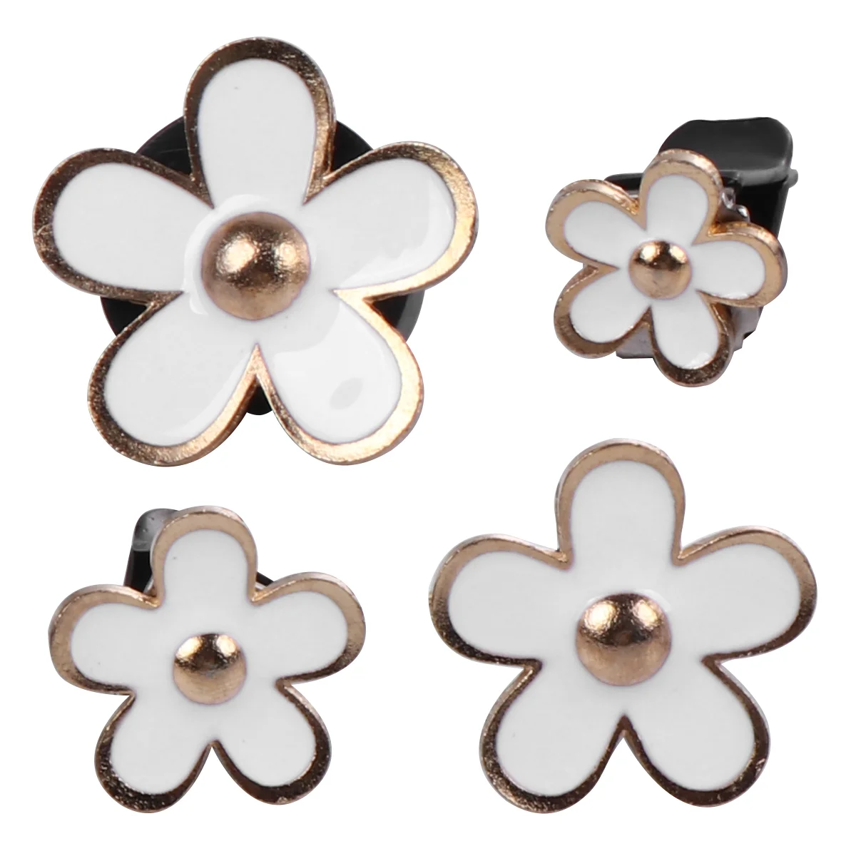 

4 Pcs Flower Aromatherapy Clip Car Accessory Decor Interior Decoration Decorate
