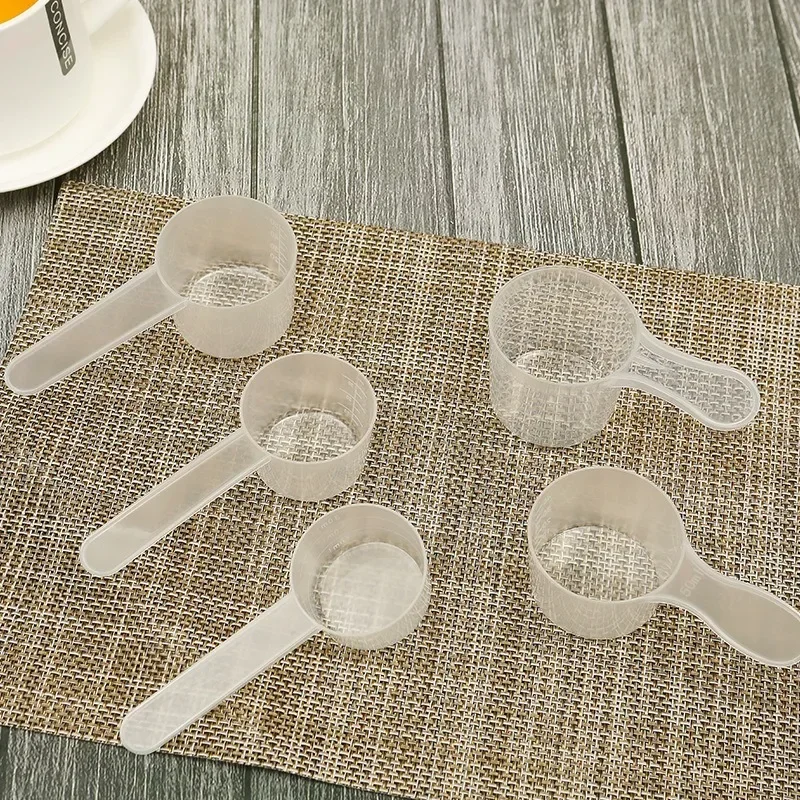 Measuring Spoon 50/60ml Kitchen Plastic Coffee Scoop with Scale Baking Utensils Milk Powder Laboratory Liquid Spoon kitchen measuring spoons,measuring spoon set,measuring cup and spoon set,lab spoon spatula,plastic kitchen scoop
