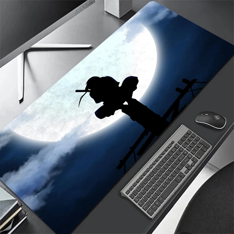 

Japanese Ninja Large Anime Mouse Pads Extended Mousepad Natural Rubber Non-slip Gaming Mouse Pad Mat Locking Edge for PC Desktop