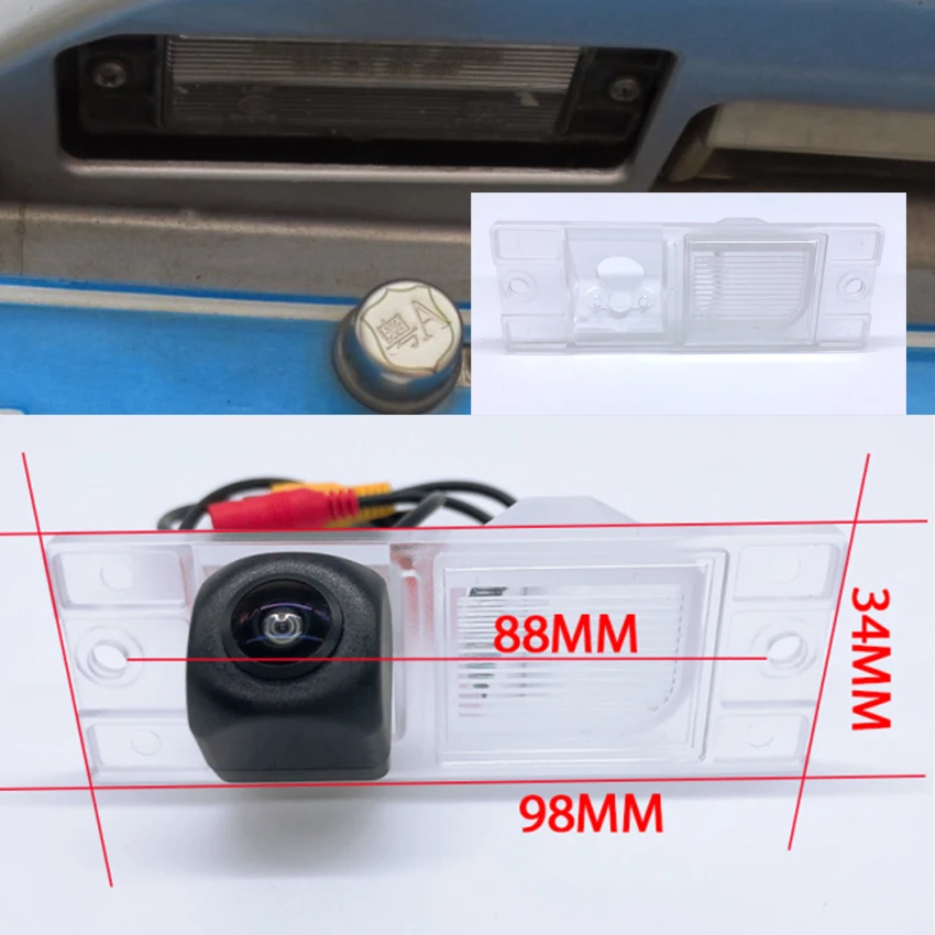HD 1280*720 Fisheye 후면보기 카메라 자동차 주차 액세서리 Mitsubishi Lancer V3 2008 2009 2010 2011 2012 2013 2014