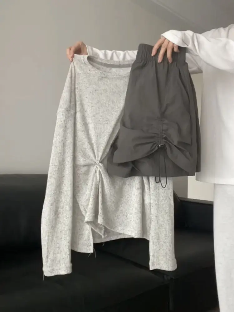 2024 Summer New Korean Style Dressing Set Women's Sunscreen Cover Up Top Work Clothes Short Pants 2 Piece Set