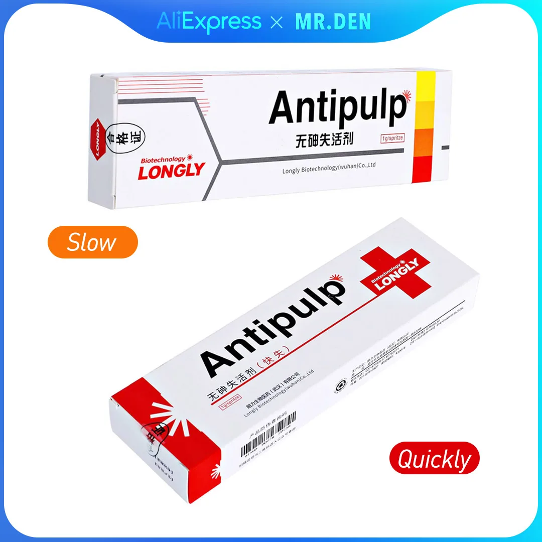 

1Pcs Dental Antipulp Arsenic-free Deactivating Agent Pulp Inactivating Agent Oral Material Root Canal Preparation Commercial