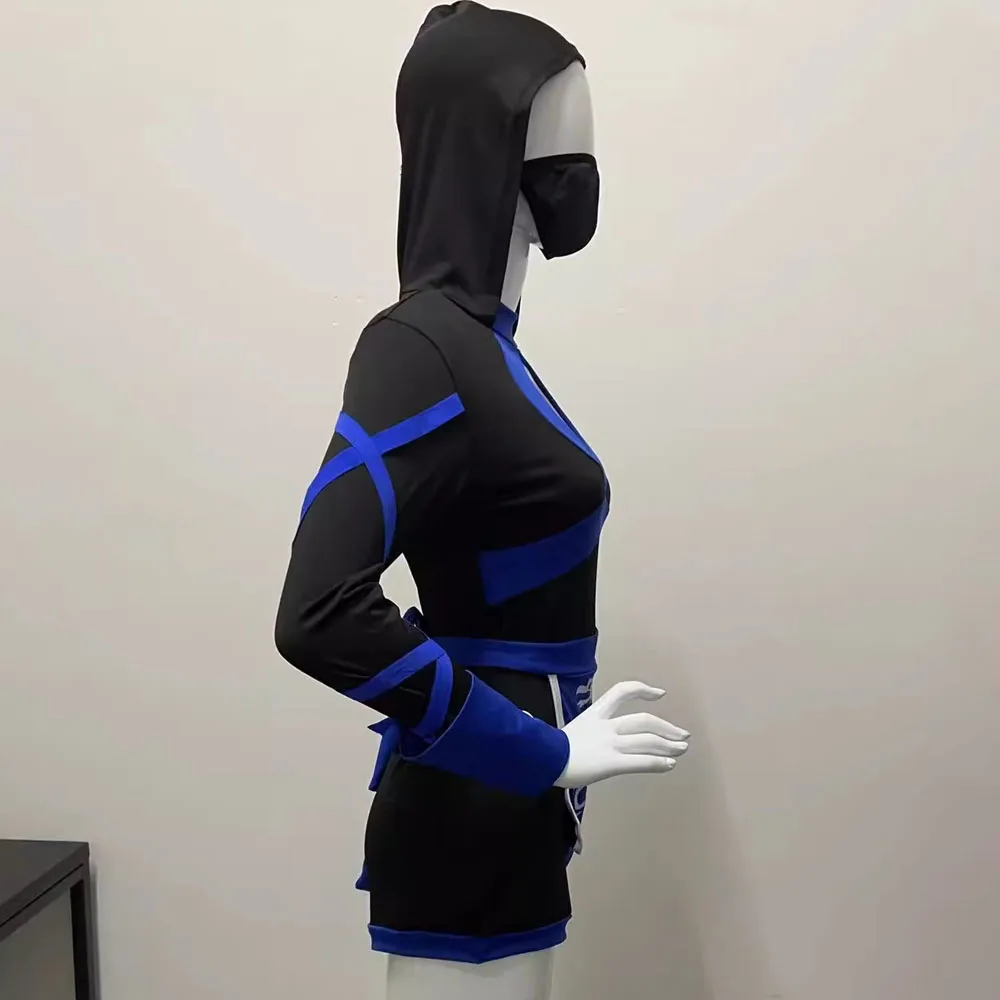 Halloween Women Adult Ninja Costume Anime Dragon Ninja Costume Cosplay One-piece Jumpsuit