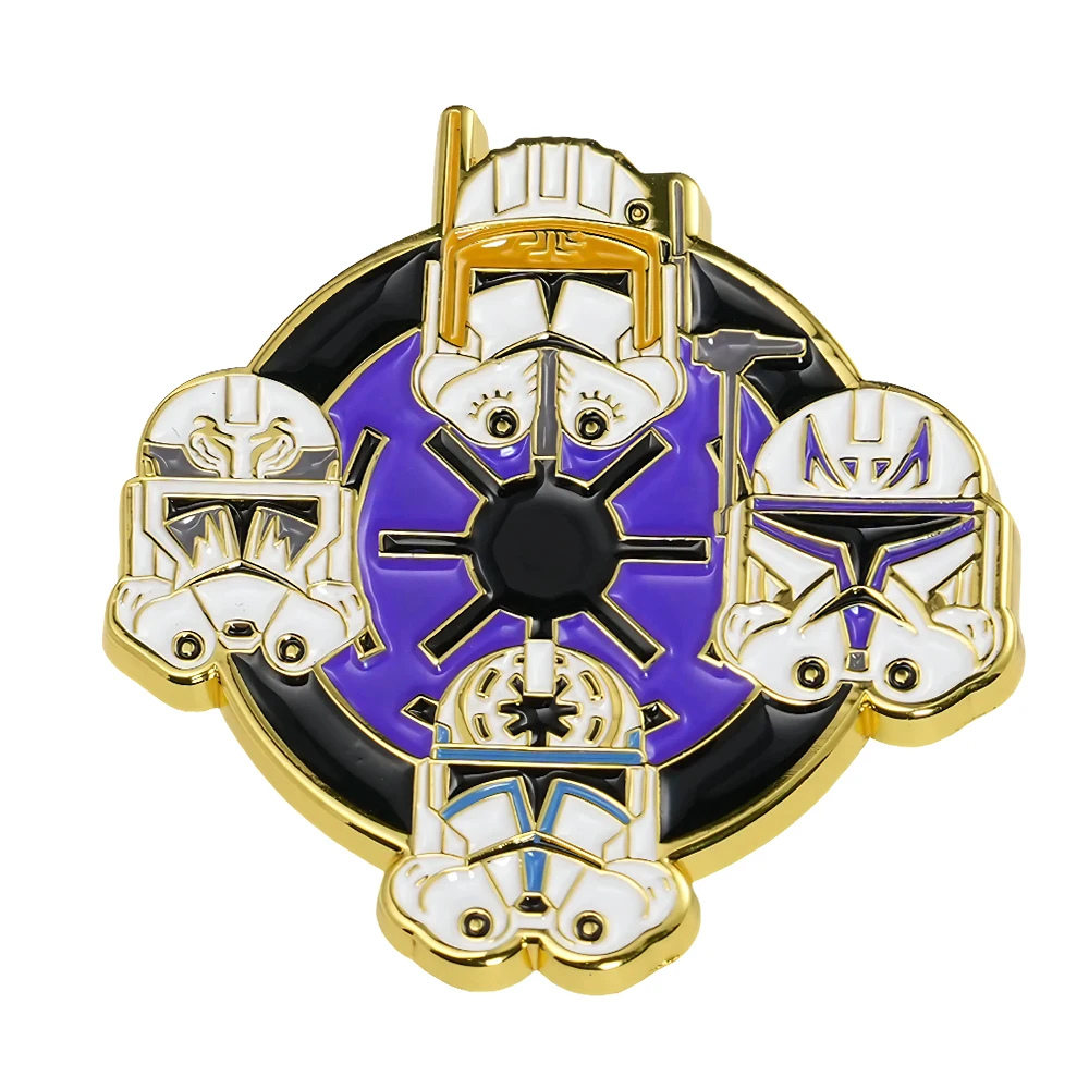Fantasy Symbol Emaille Pin Sci-Fi Film Charakter Weltraum Abzeichen Der Klon Roman Inspiration Abzeichen Zubehör Fans Geschenk Souvenir – Detail 8