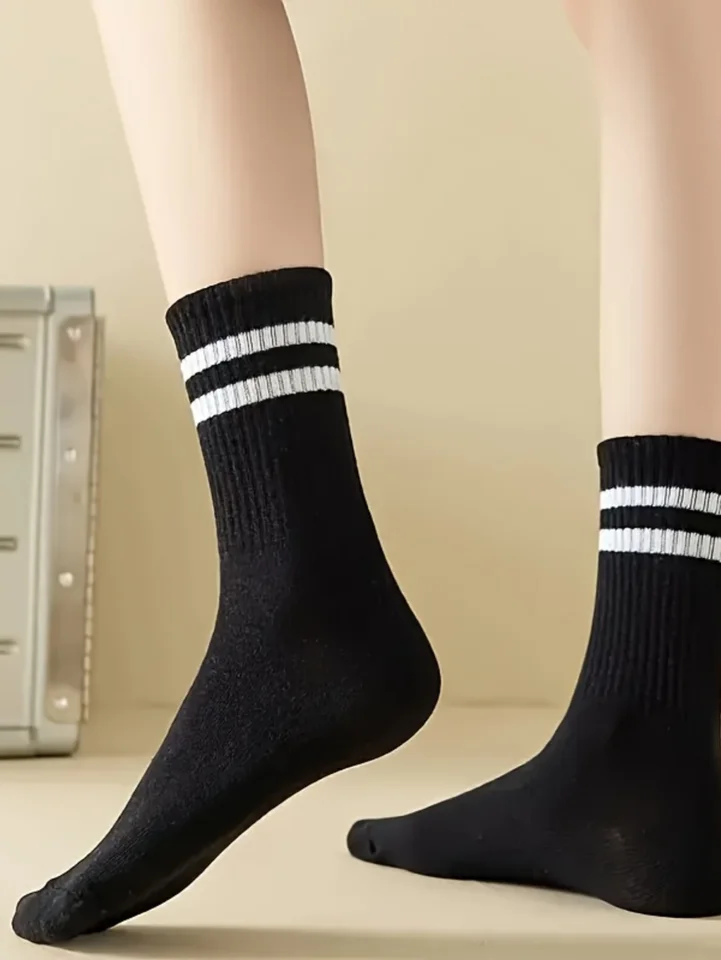 Calzini da donna alla caviglia Hipster Harajuku Calzini da donna estivi corti a righe