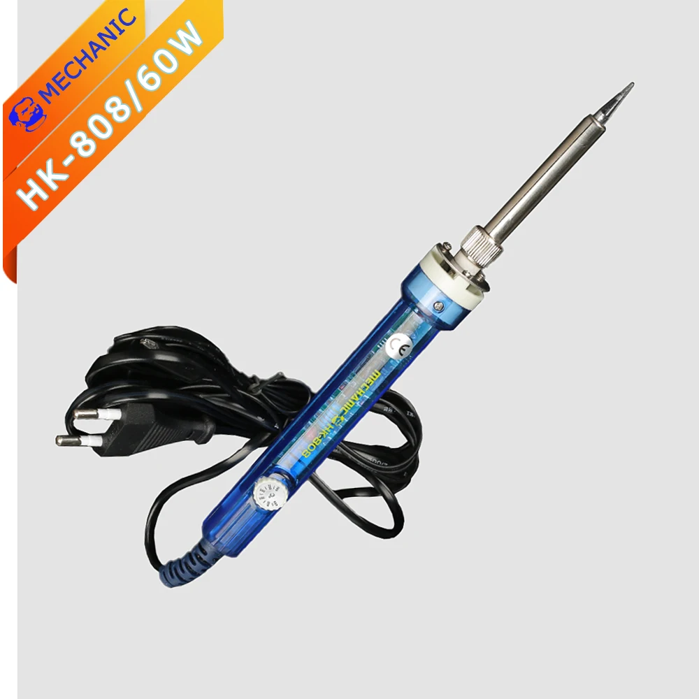 

Electric Soldering Iron MECHANIC HK-808 Adjustable temperature Anti-static 60W Internal Heating Type Thermostat Desoldering Tool