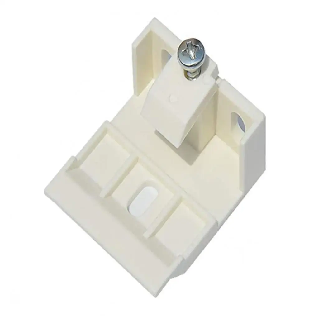 2pcs White Plastic Window Shutter Mounting Bracket Retainer for Pleated /Cellular Shades with Wide Beam Folding Blinds