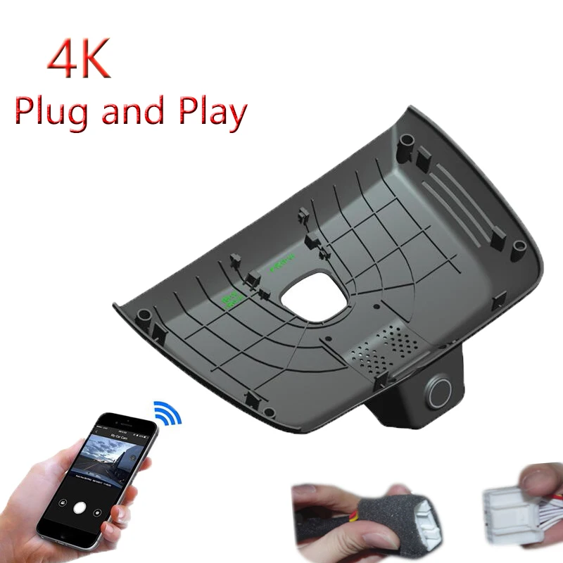 Per Byd Song Plus 2019 2020 2021 2022 4K Plug And Play Car Driving Videoregistratore Wifi Dvr Dash Cam Camera Black Box Fhd 2160P