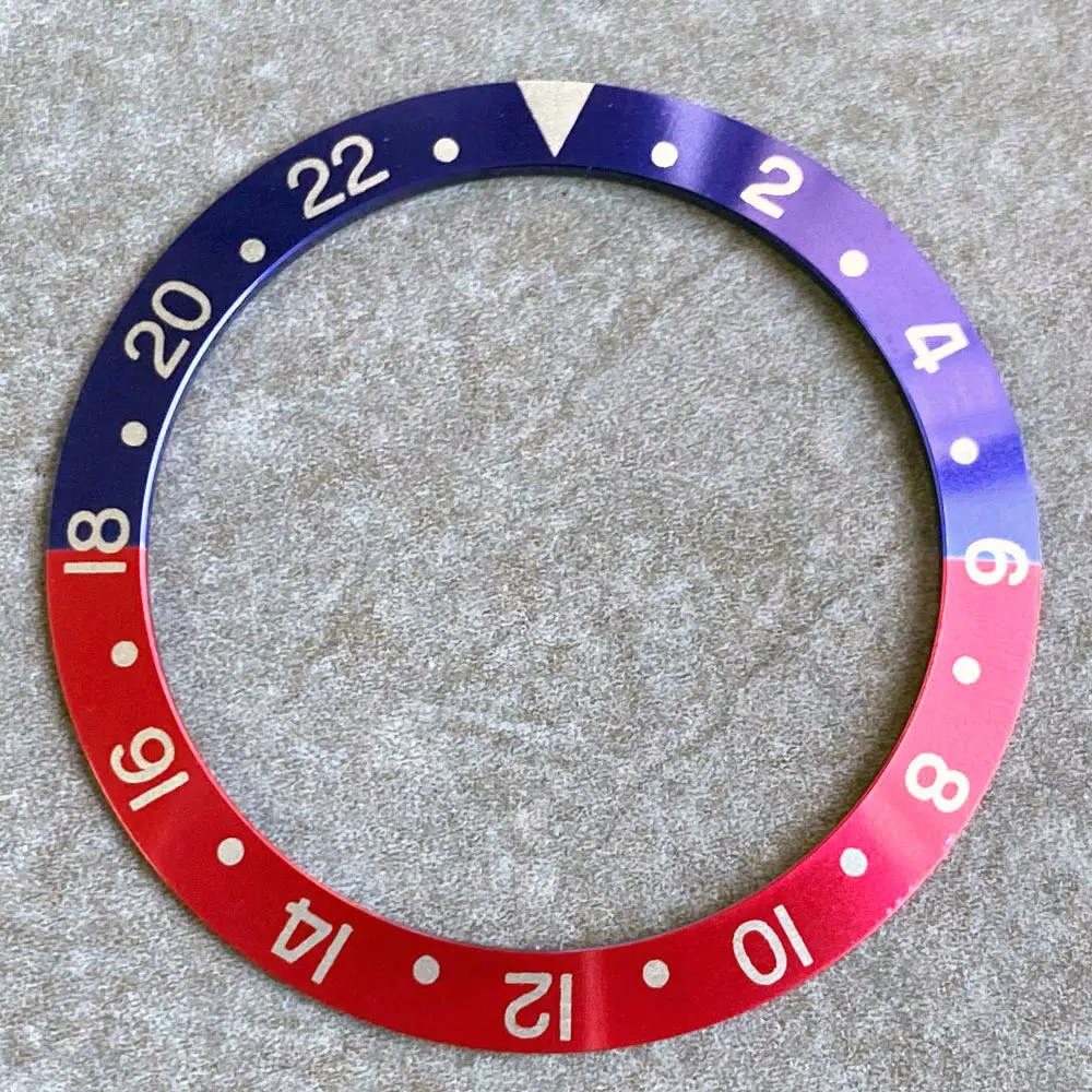 Premium Diving Ceramic/Aluminum Bezel Insert - High-Quality 1 PCS, 36.5mm*29.2mm