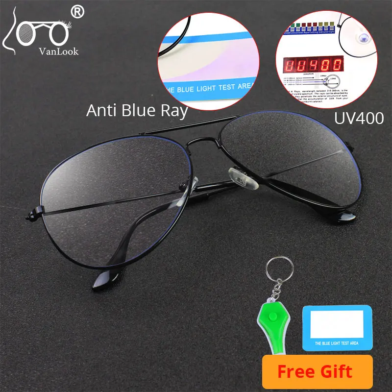 Women Blue Light Blocking Computer Glasses Men Metal Anti Glare UV400 Screen  Protection Spectacle Frames - AliExpress