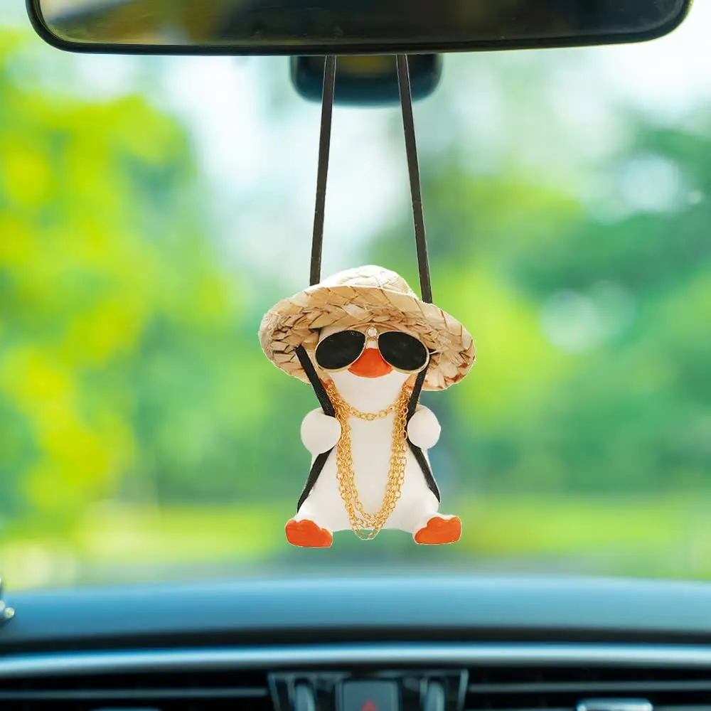 Creative Car Pendant Super Cute And Fun Anime Car Penguin Pendant Easy To  Hang Swinging Penguin Car Hanging Ornament - AliExpress