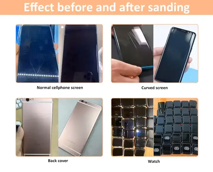 Cellphones Glass Repair Polishing Machine Scratch Removal Mobile Phone Screen Polish Machine
