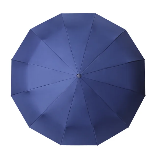 Nagy Méretű Összecsukható Erős Szélálló Utazási Esernyő Család Paraguák 3 Hajtogatott Esővihar Férfiak - Image 5